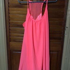 Pink Plus Size Tank Top